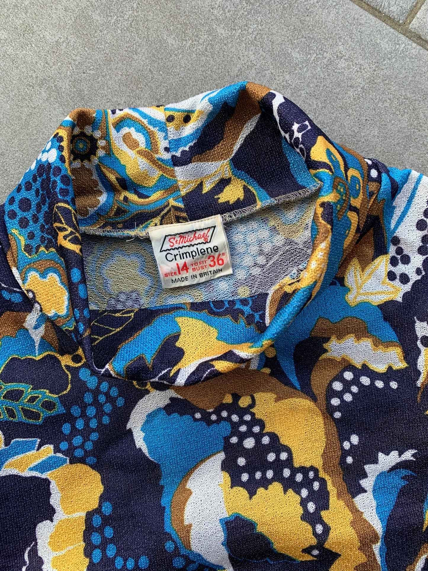70s Vintage St Michael Roll Neck Top
