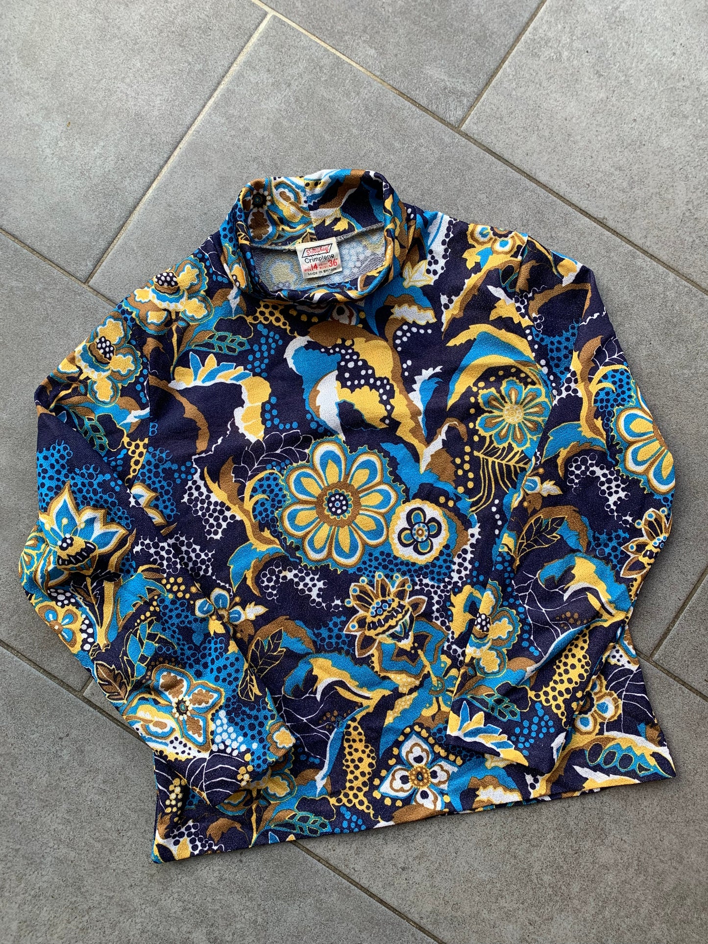 70s Vintage St Michael Roll Neck Top