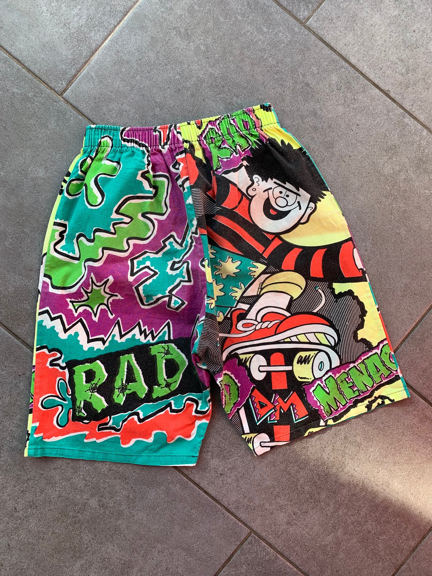 90s Vintage C&A Dennis The Menace Shorts