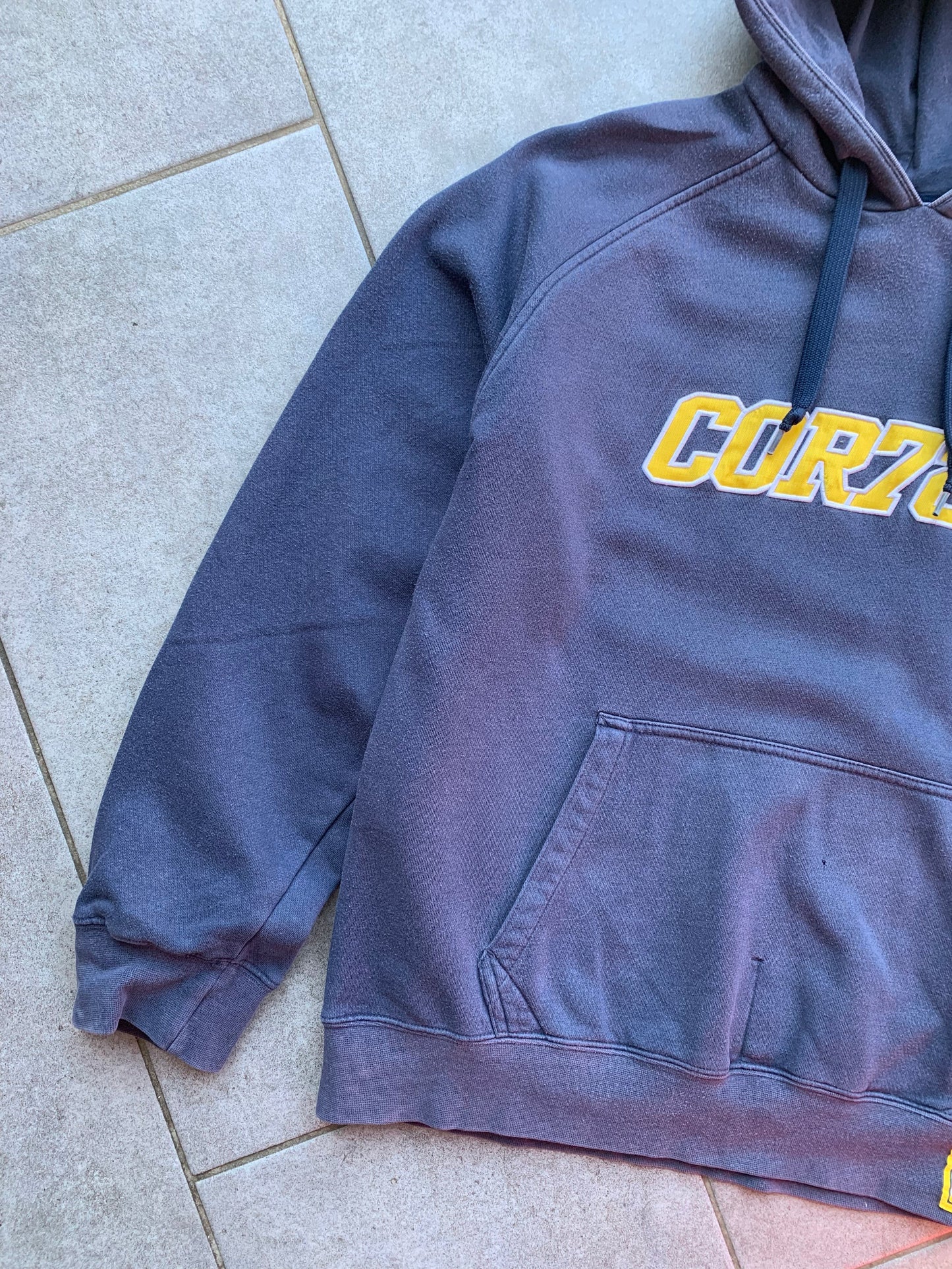 Nike 2000s Cortez COR72Z Distressed Navy Hoodie