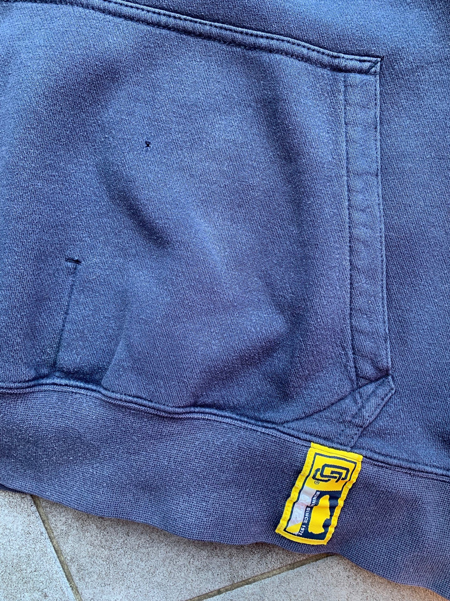 Nike 2000s Cortez COR72Z Distressed Navy Hoodie
