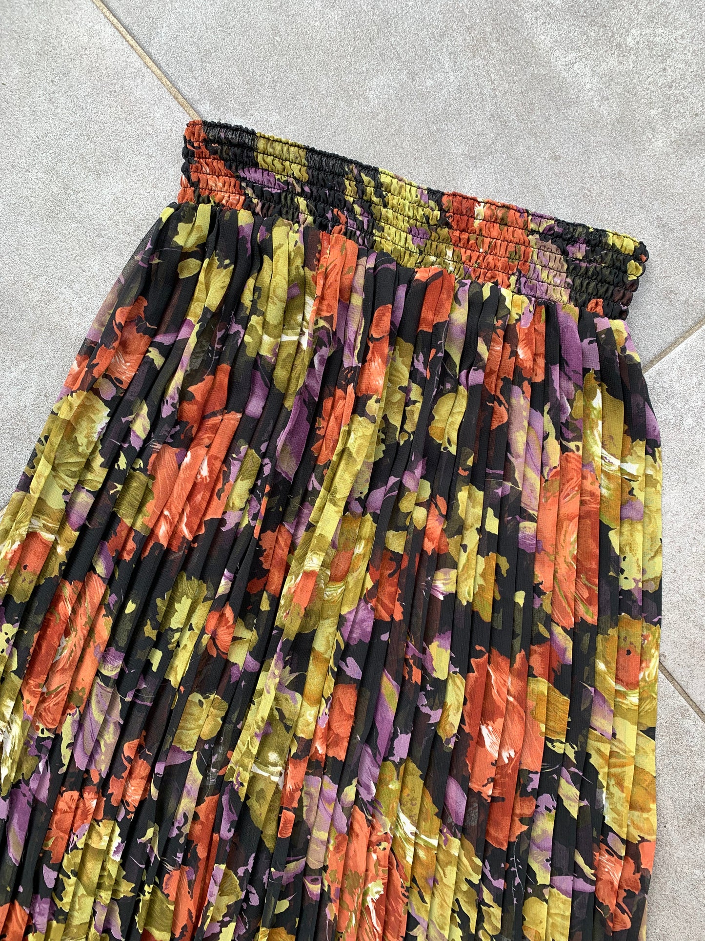 70s Vintage Wide Leg Sheer Pleated Trousers