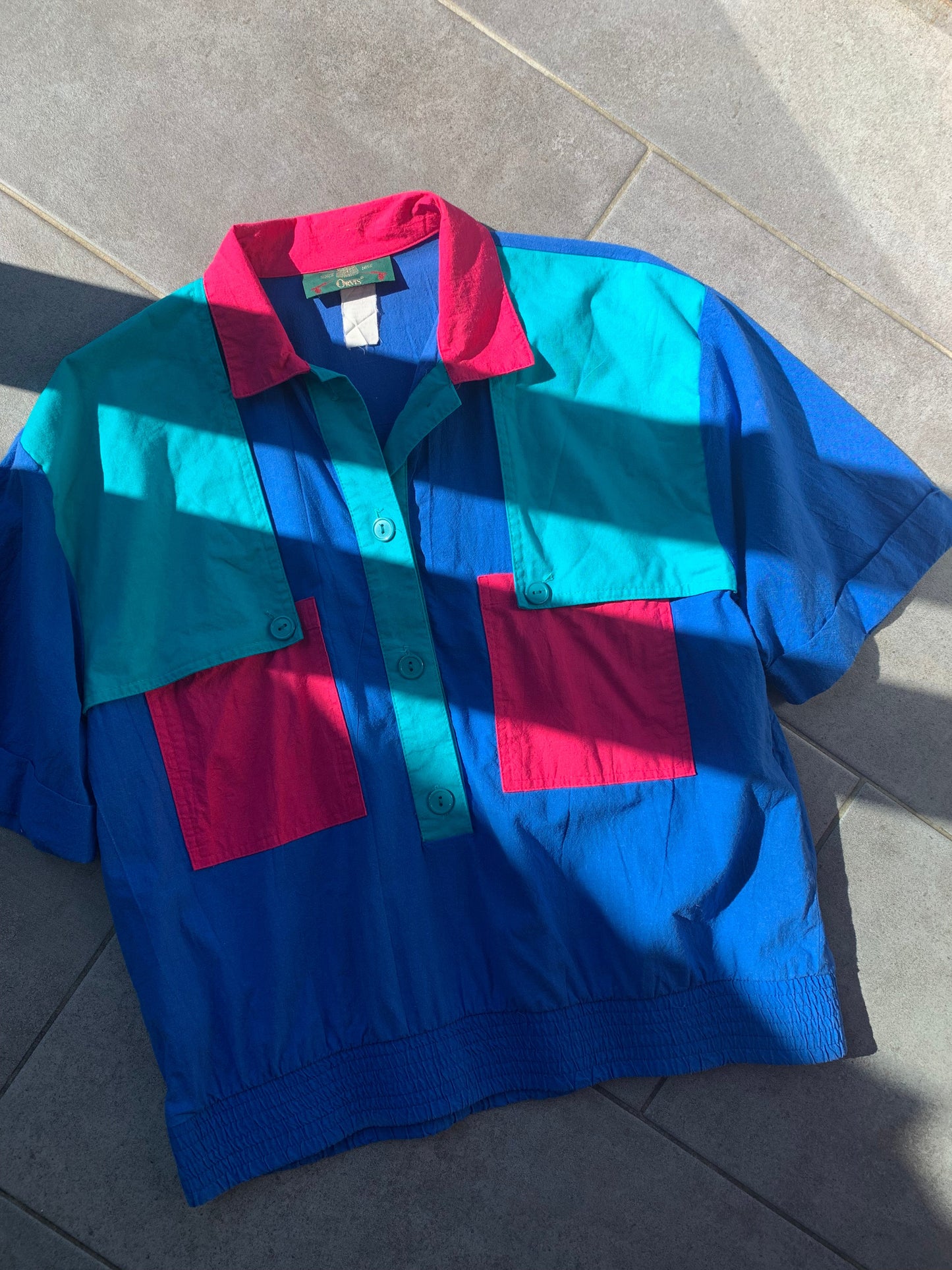 80s Vintage Orvis 100% Cotton Mens Pullover Polo Top