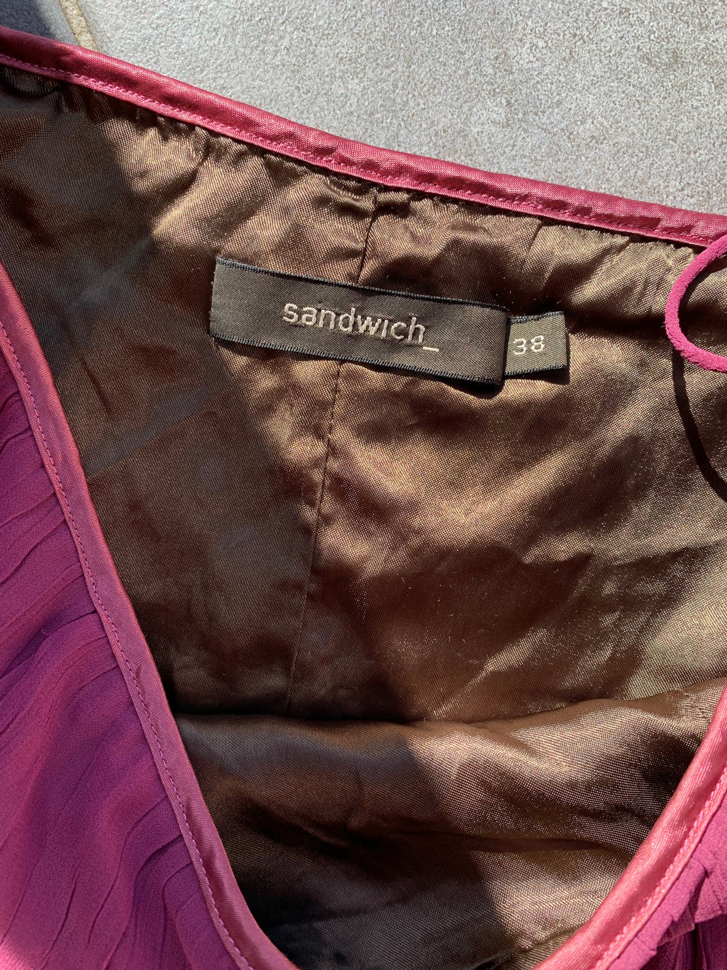 Sandwich 2000s Pink Boho Midi Skirt
