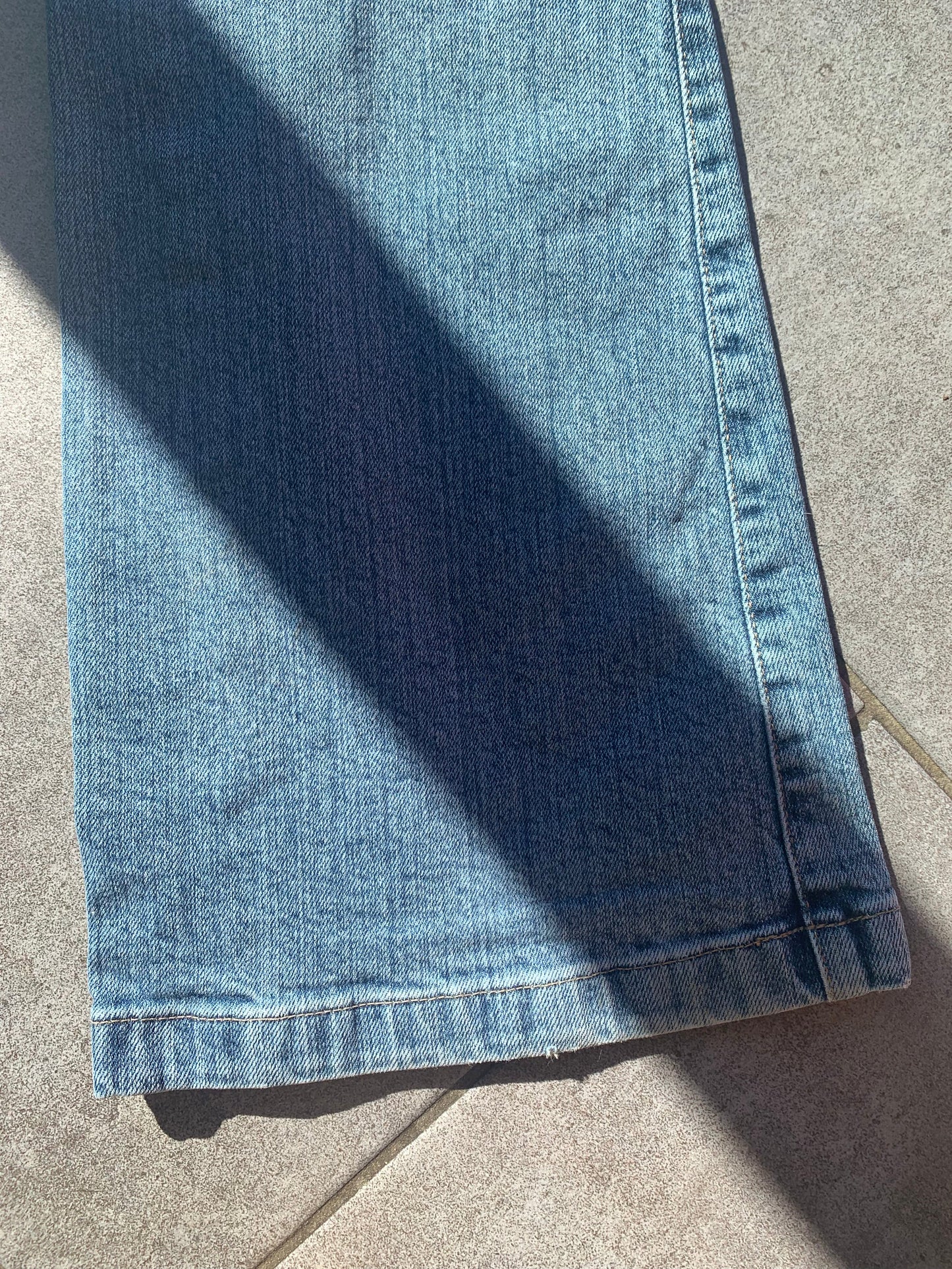 Burberry Nova Check Trim Flared Jeans