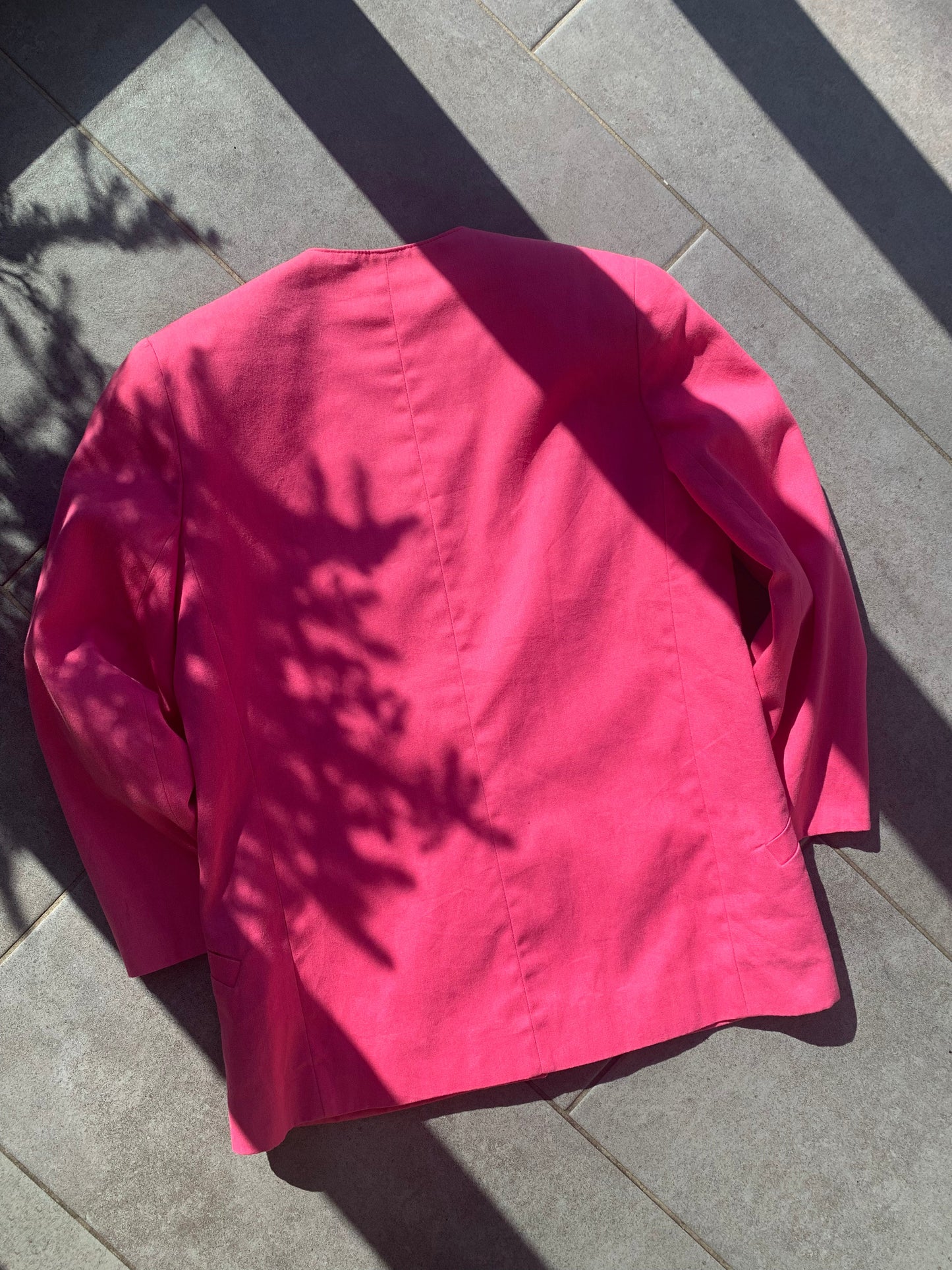 80s Vintage Bubble Gum Pink Blazer