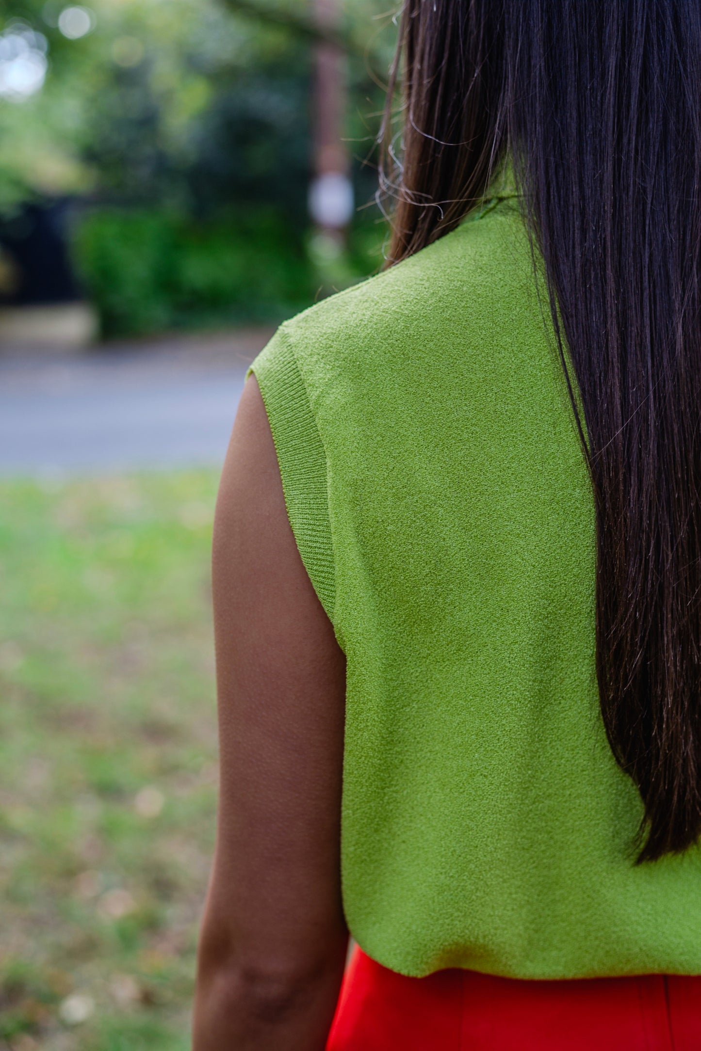 70s Vintage Sleeveless Knitted Roll Neck Top 2 Pack