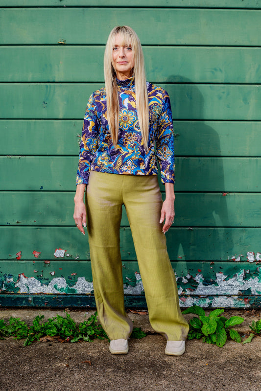 70s Vintage St Michael Roll Neck Top