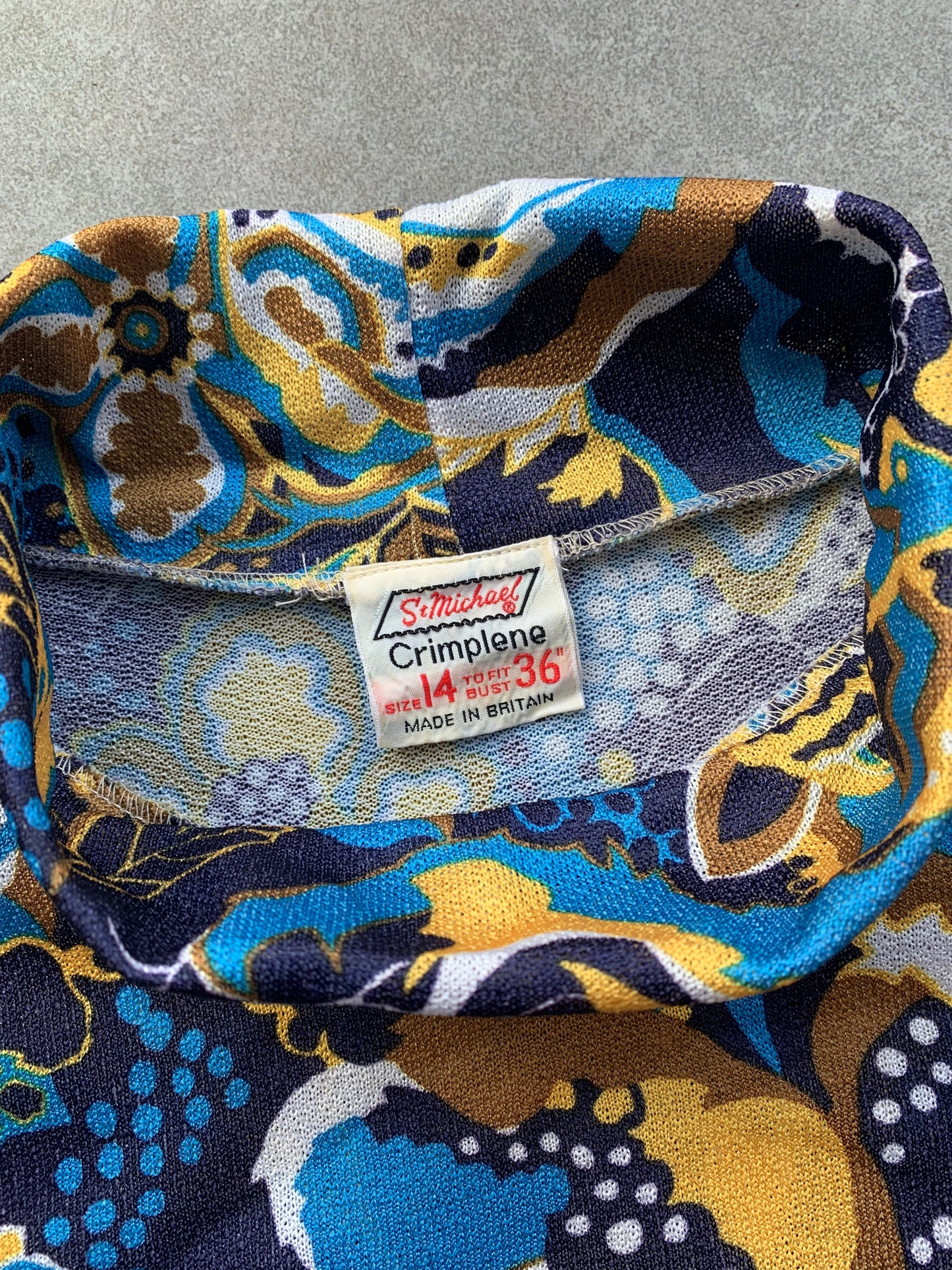 70s Vintage St Michael Roll Neck Top