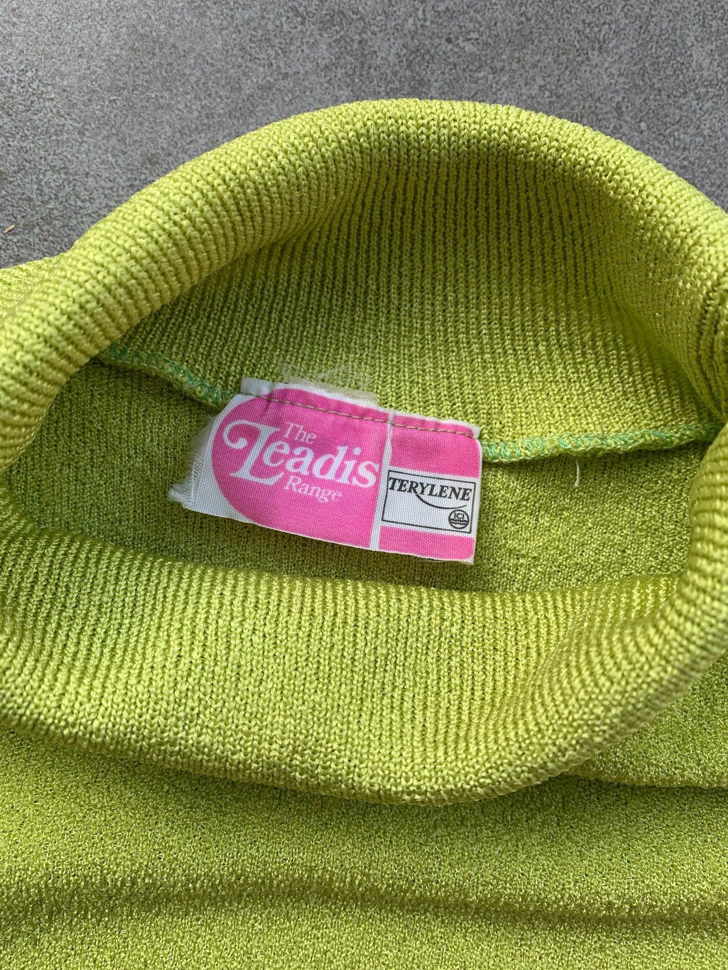 70s Vintage Sleeveless Knitted Roll Neck Top 2 Pack