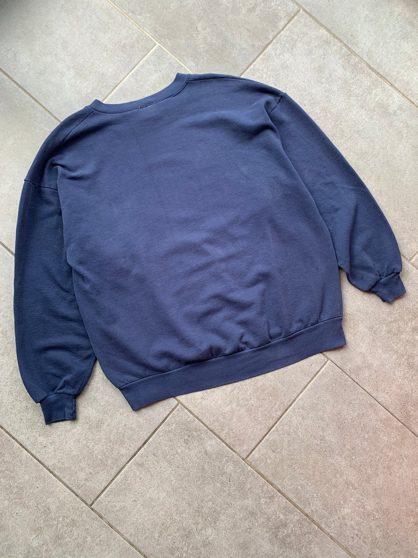90s Vintage Distressed Sylvester & Tweety Navy Sweatshirt