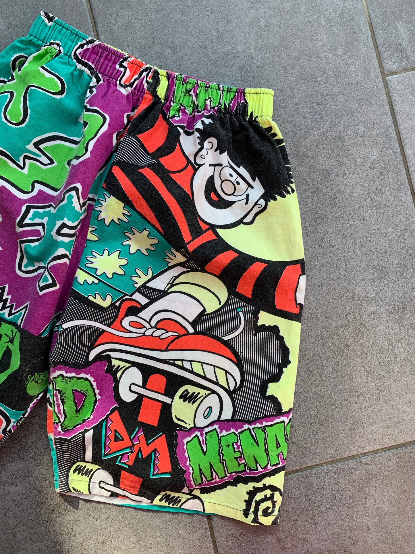 90s Vintage C&A Dennis The Menace Shorts