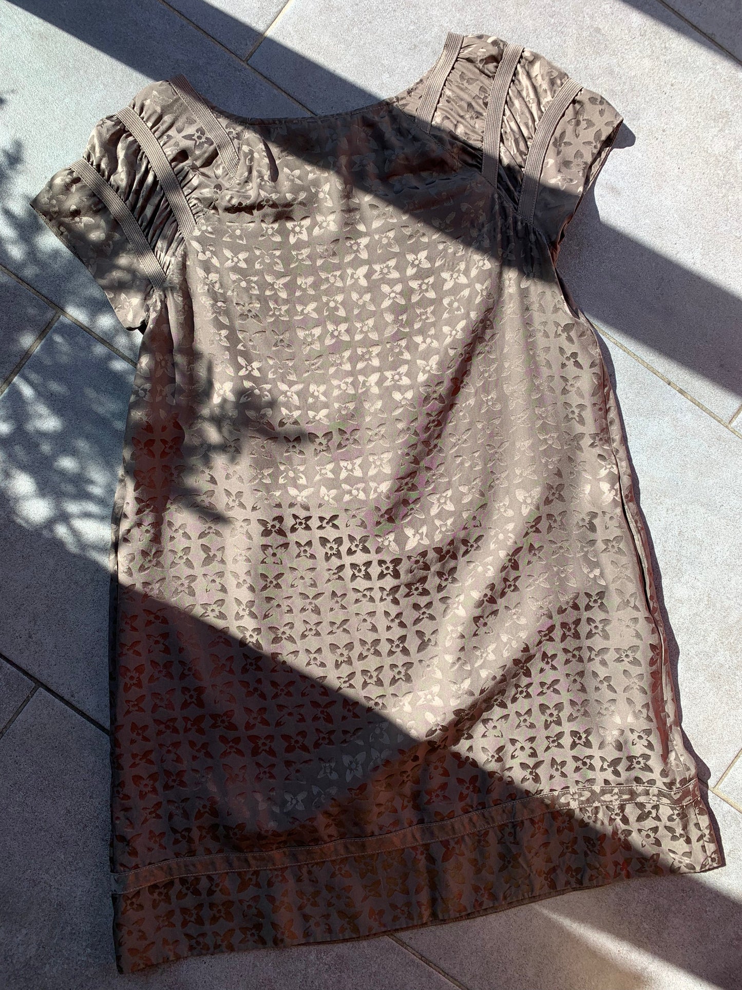 Marc Jacobs Slate Brown Silk Dress