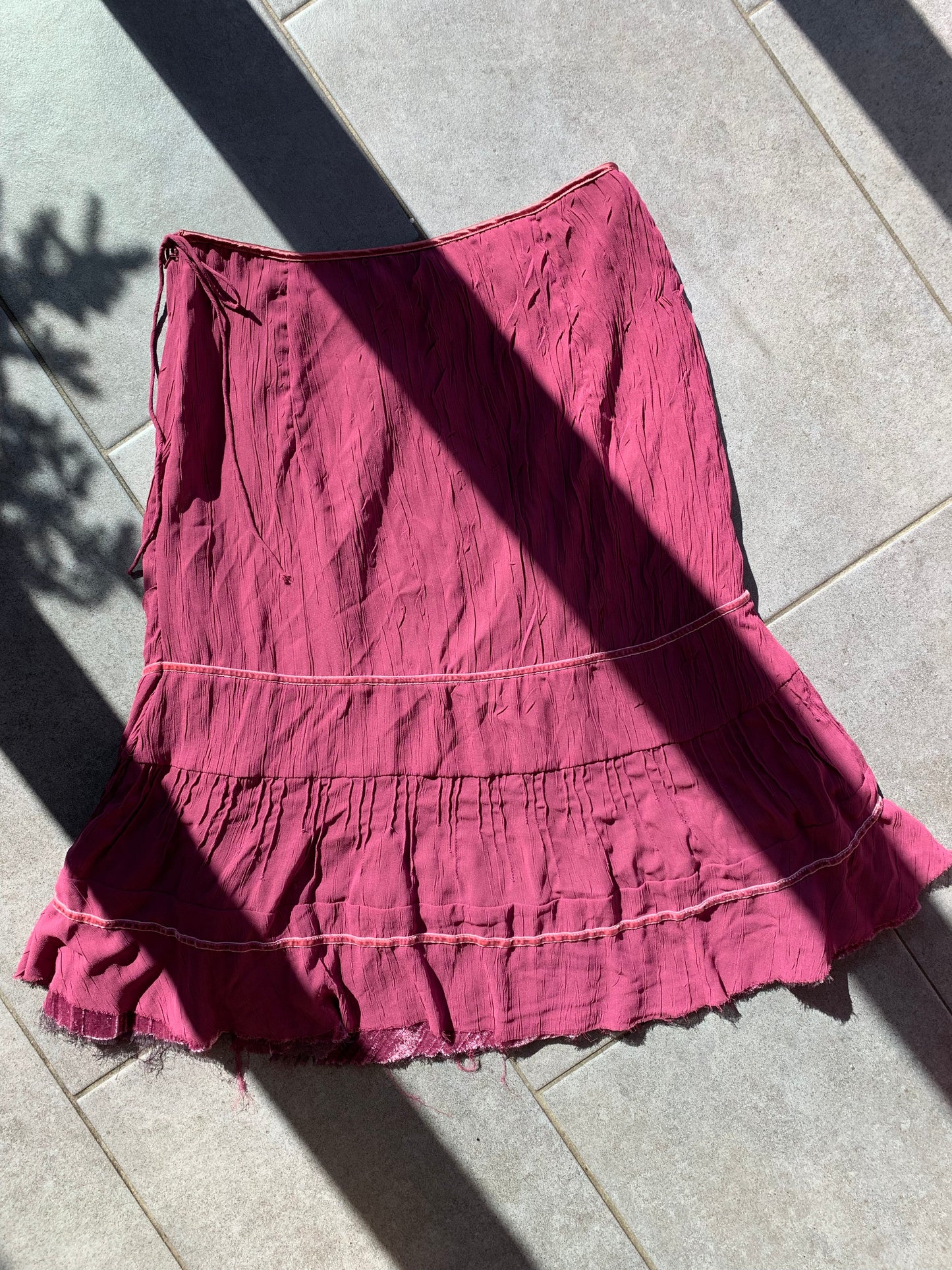 Sandwich 2000s Pink Boho Midi Skirt