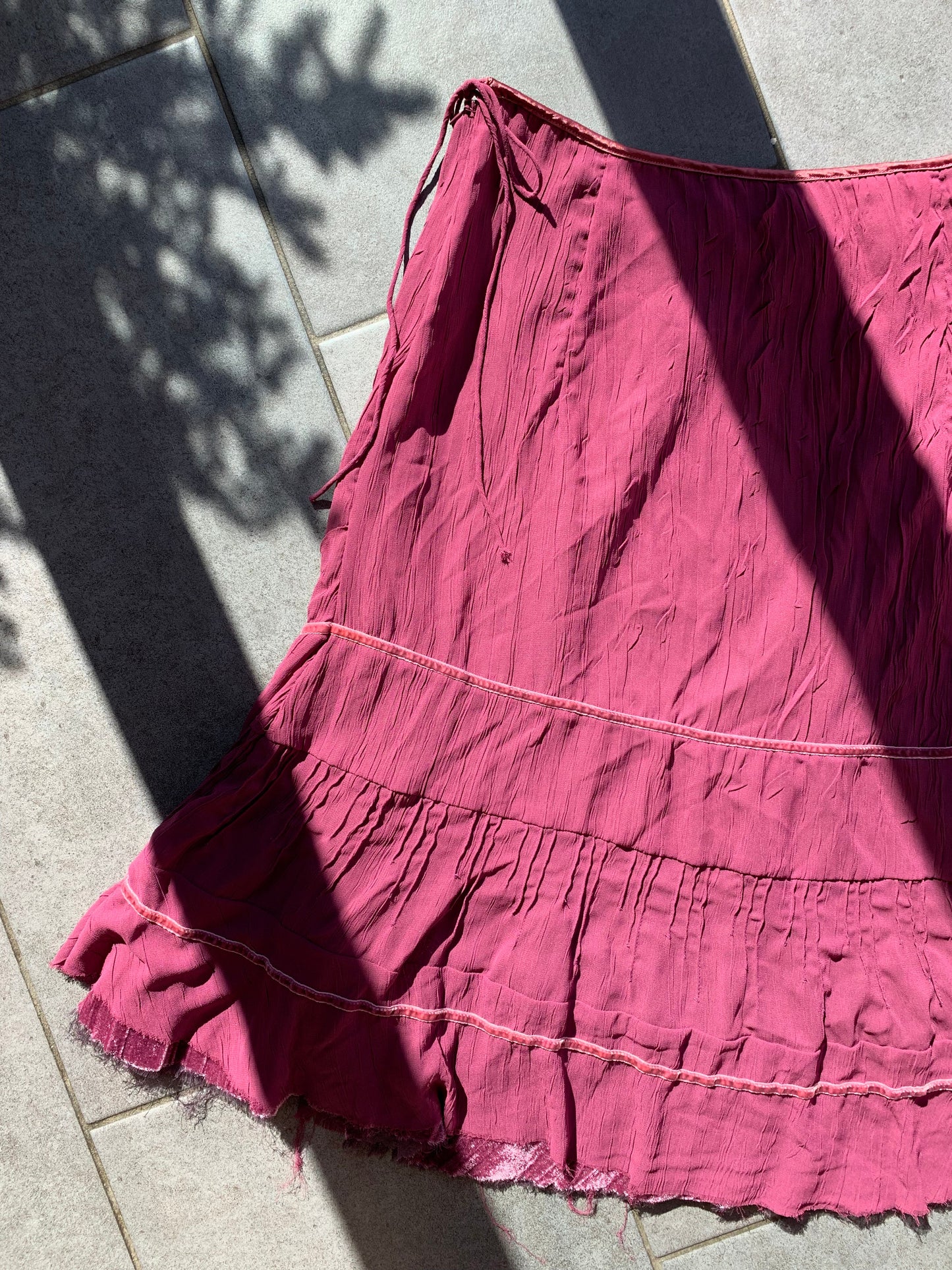 Sandwich 2000s Pink Boho Midi Skirt