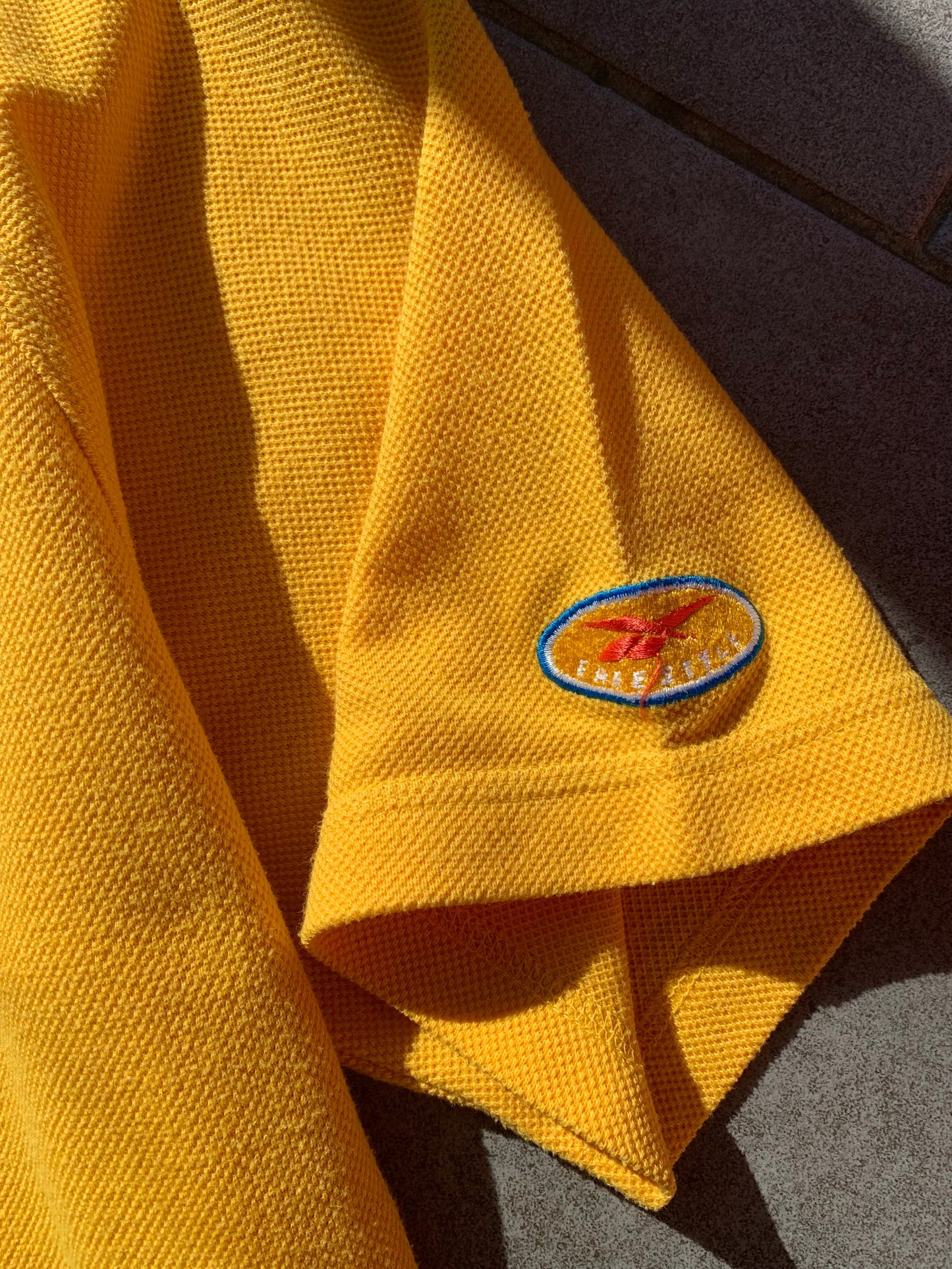 1990s Vintage Yellow Reebok T-Shirt