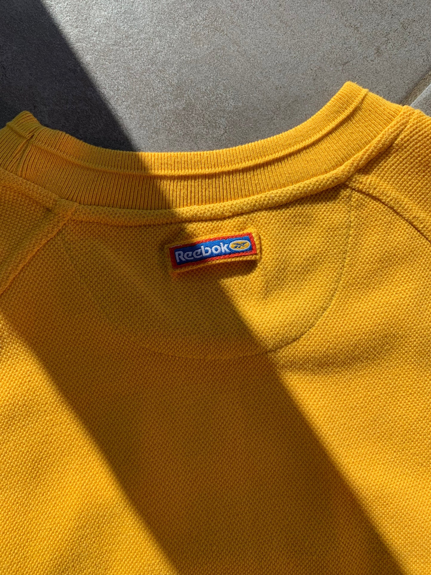 1990s Vintage Yellow Reebok T-Shirt