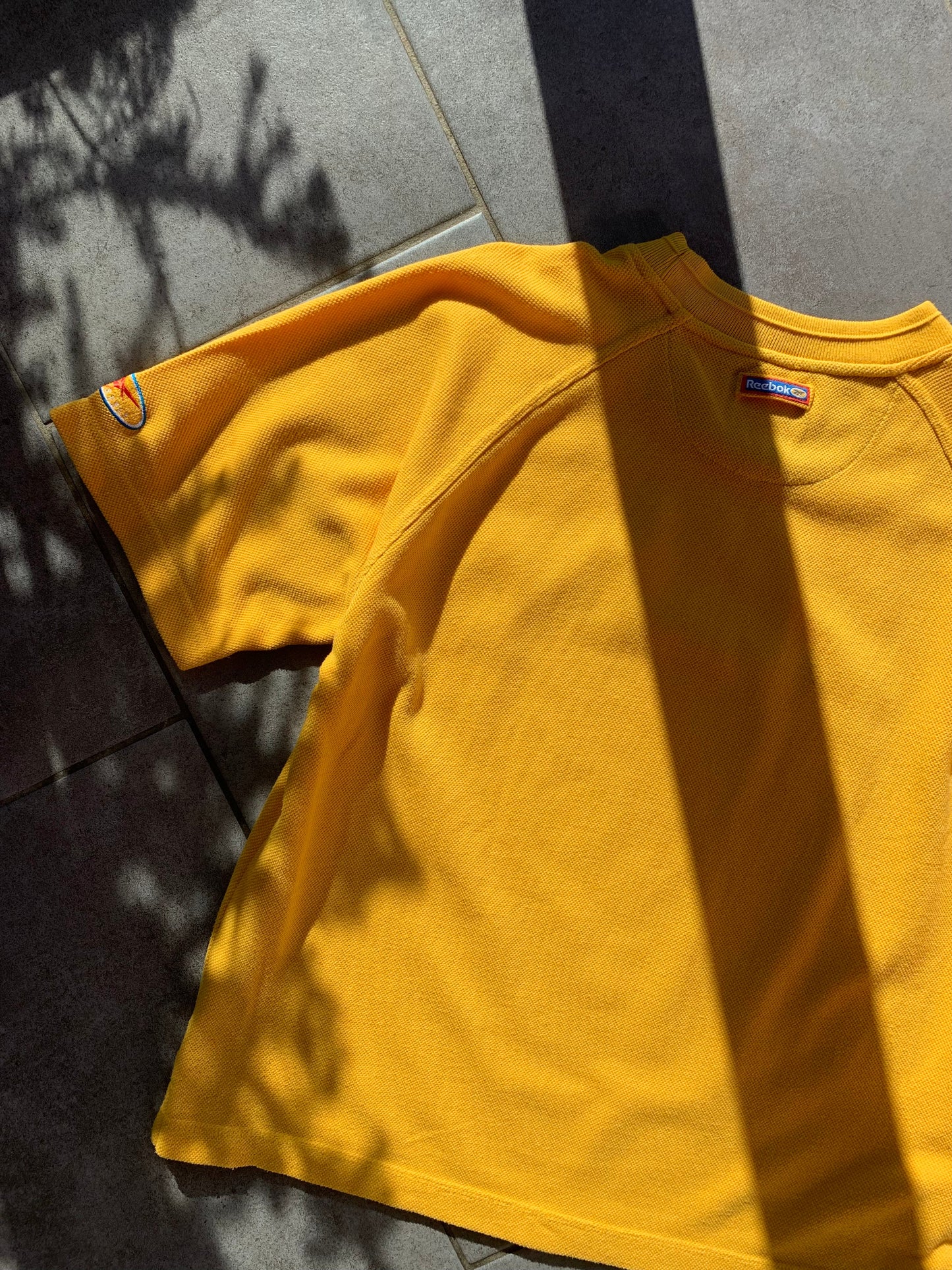 1990s Vintage Yellow Reebok T-Shirt