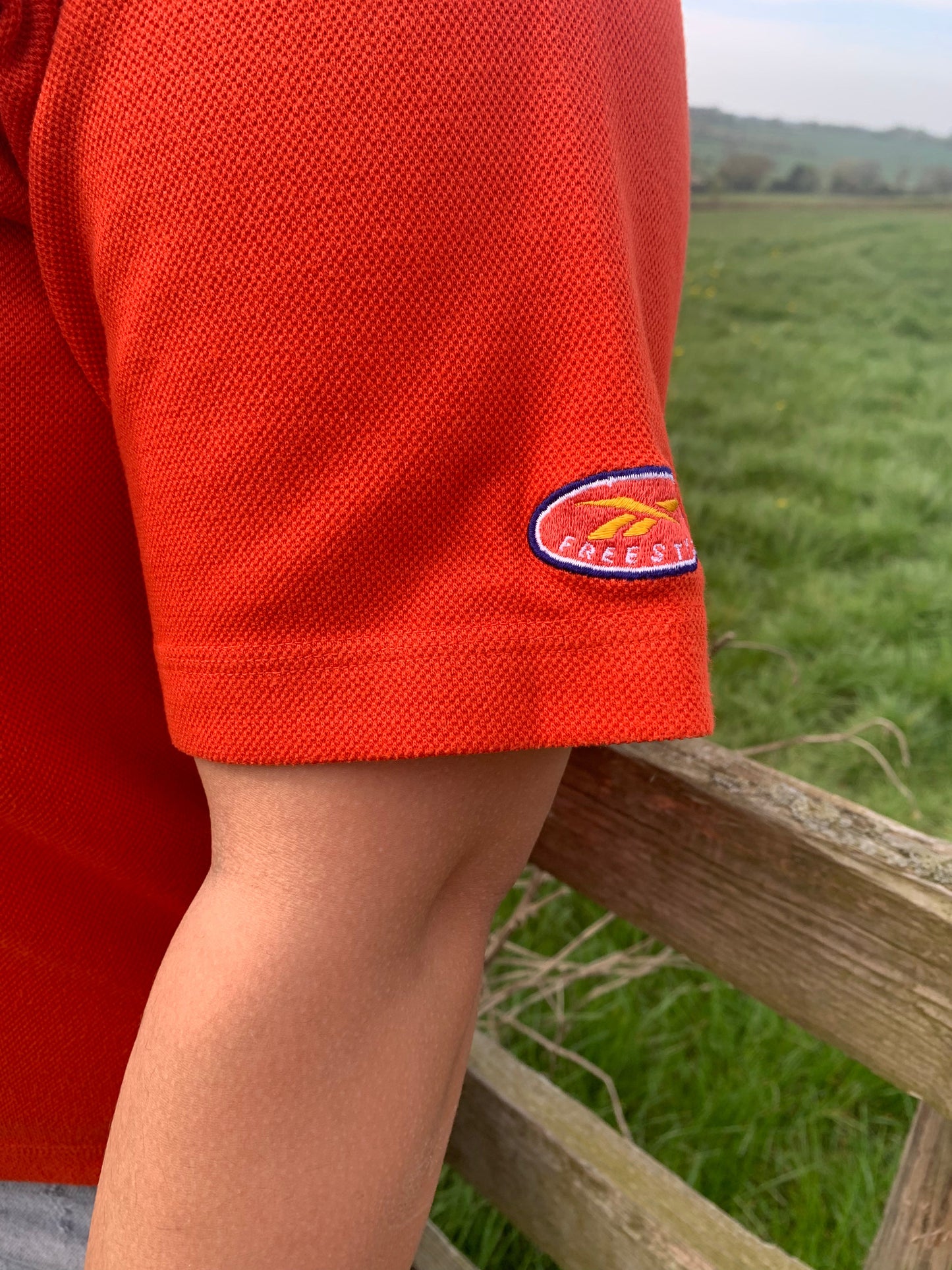1990s Vintage Red Reebok T-Shirt