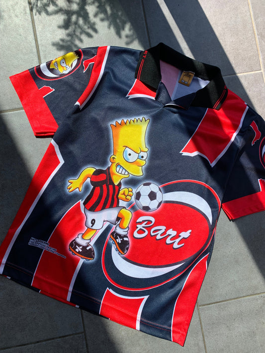 1999 Vintage Bart Simpson Football Shirt