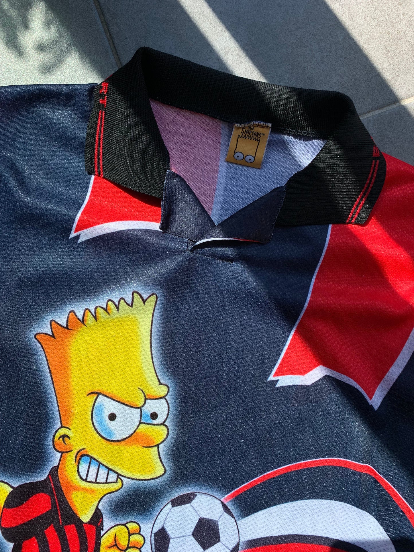 1999 Vintage Bart Simpson Football Shirt