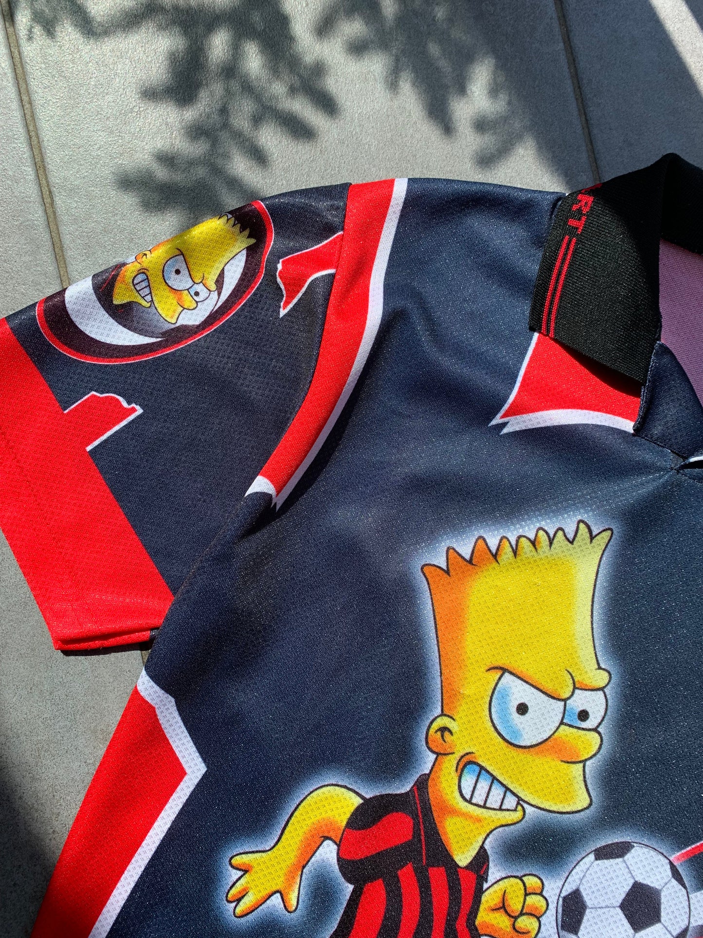 1999 Vintage Bart Simpson Football Shirt