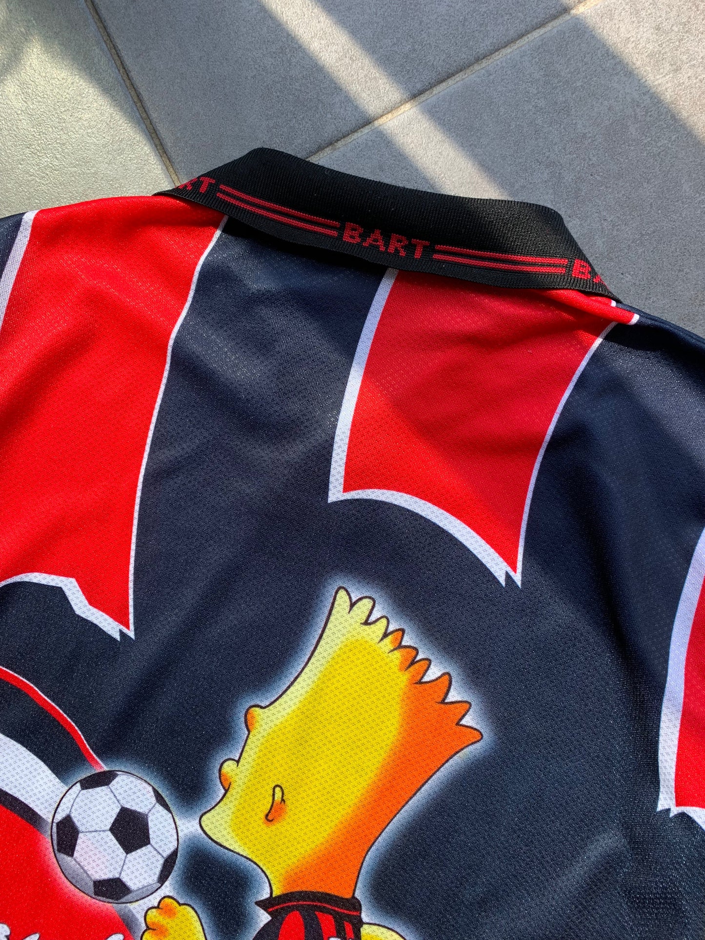 1999 Vintage Bart Simpson Football Shirt