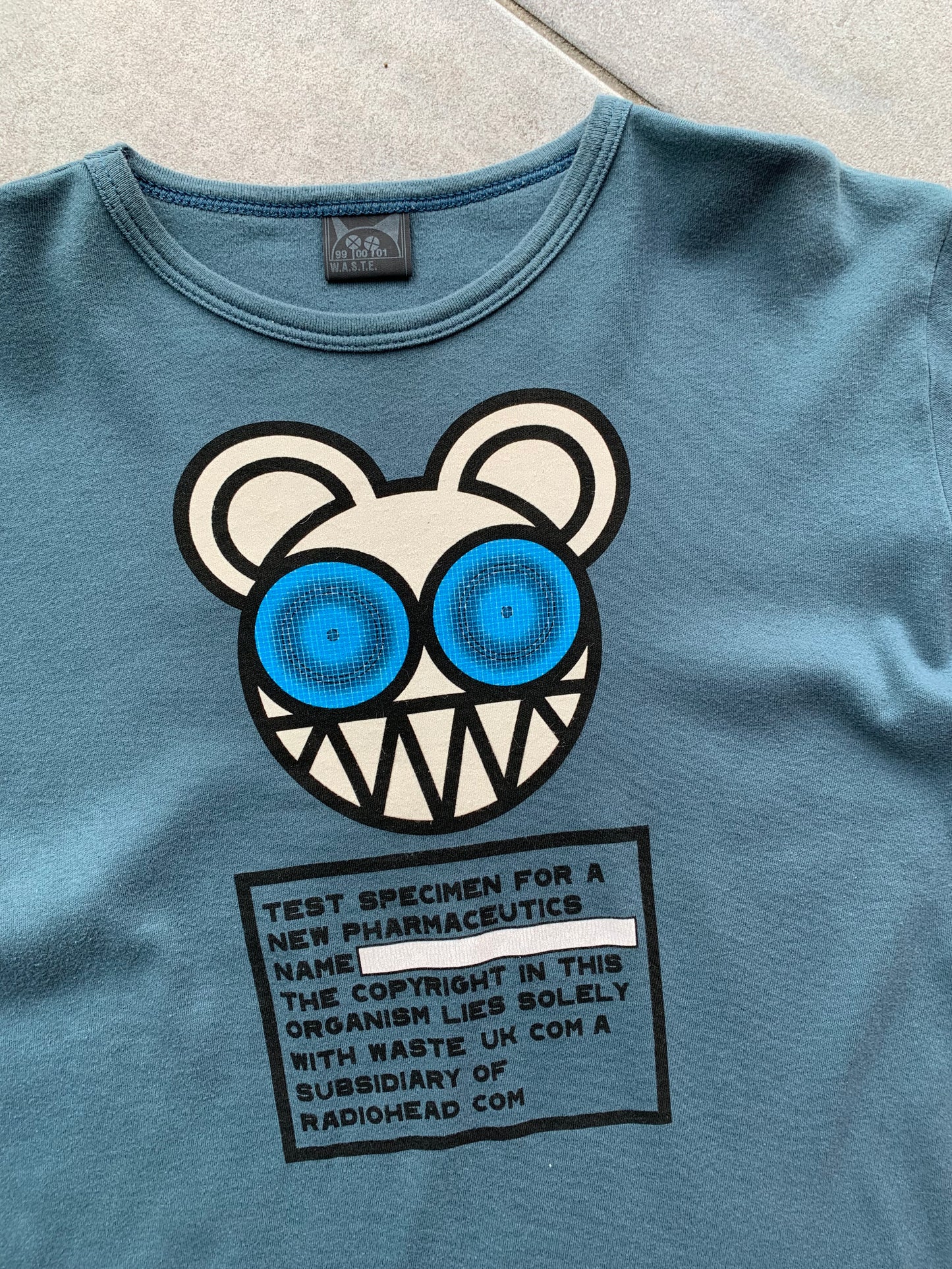 Radiohead 99/00/01 W.A.S.T.E Merch Tee